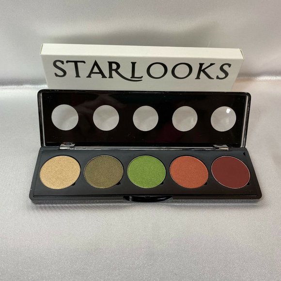 Eye Shadow Pallet 5 Color lot of 2 Gold Green More - Picture 1 of 6